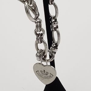 Silver plated bracelet juicy couture